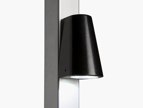 Заказать Элегантное LED-освещение Locinox (Бельгия) TRICONE для ворот, цвета zilver и 9005 (черный) в Донецке
